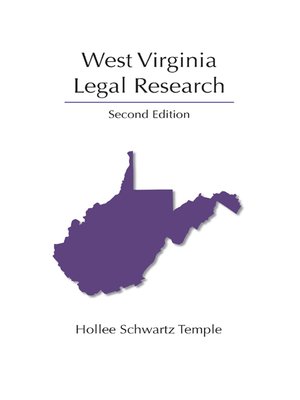 cover image of West Virginia Legal Research